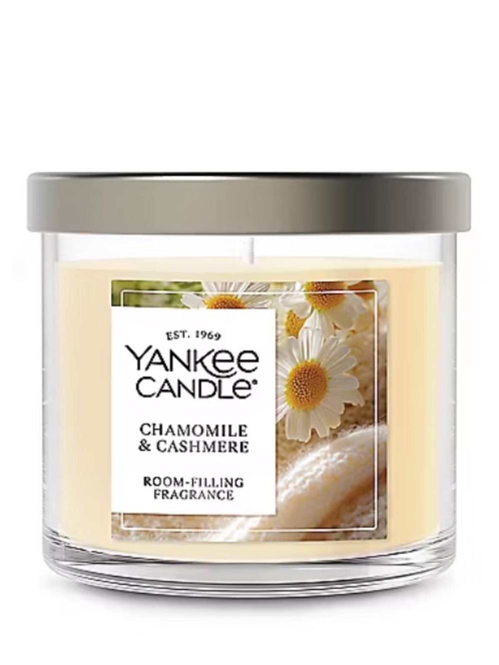 NWT Yankee Candle Chamomile & Cashmere Small Tumbler Candle